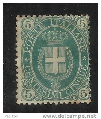 ITALIA REGNO 1879 UMBERTO I CENTESIMI 5 MH - Nuovi