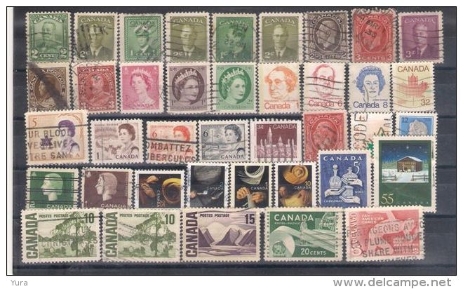 Lot 11 Canada 3 Scans 110 Different - Collections