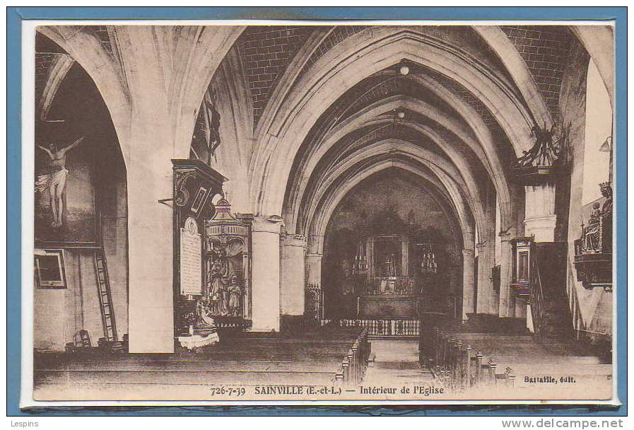 28 - SAINVILLE -- Intérieur De L'Eglise - Other & Unclassified