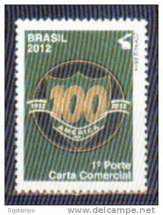 Brasil 2012 ** Centenario Del Club De Futbol America. Centenary Of The America Soccer Club. - Nuevos