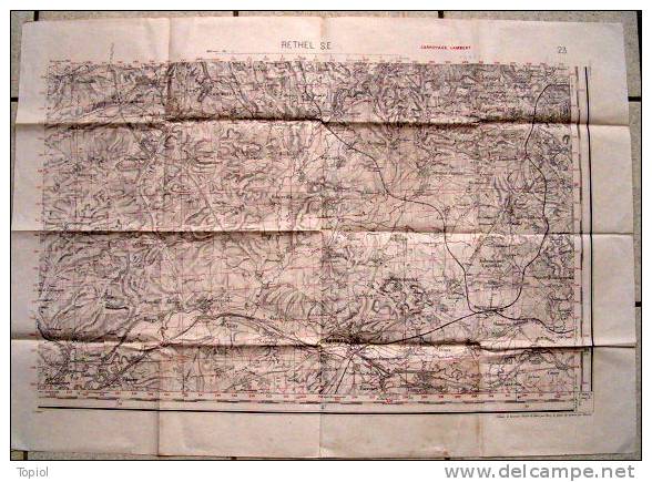 RETHEL  S.E  1911 1/50000  75x53 - Mapas Topográficas