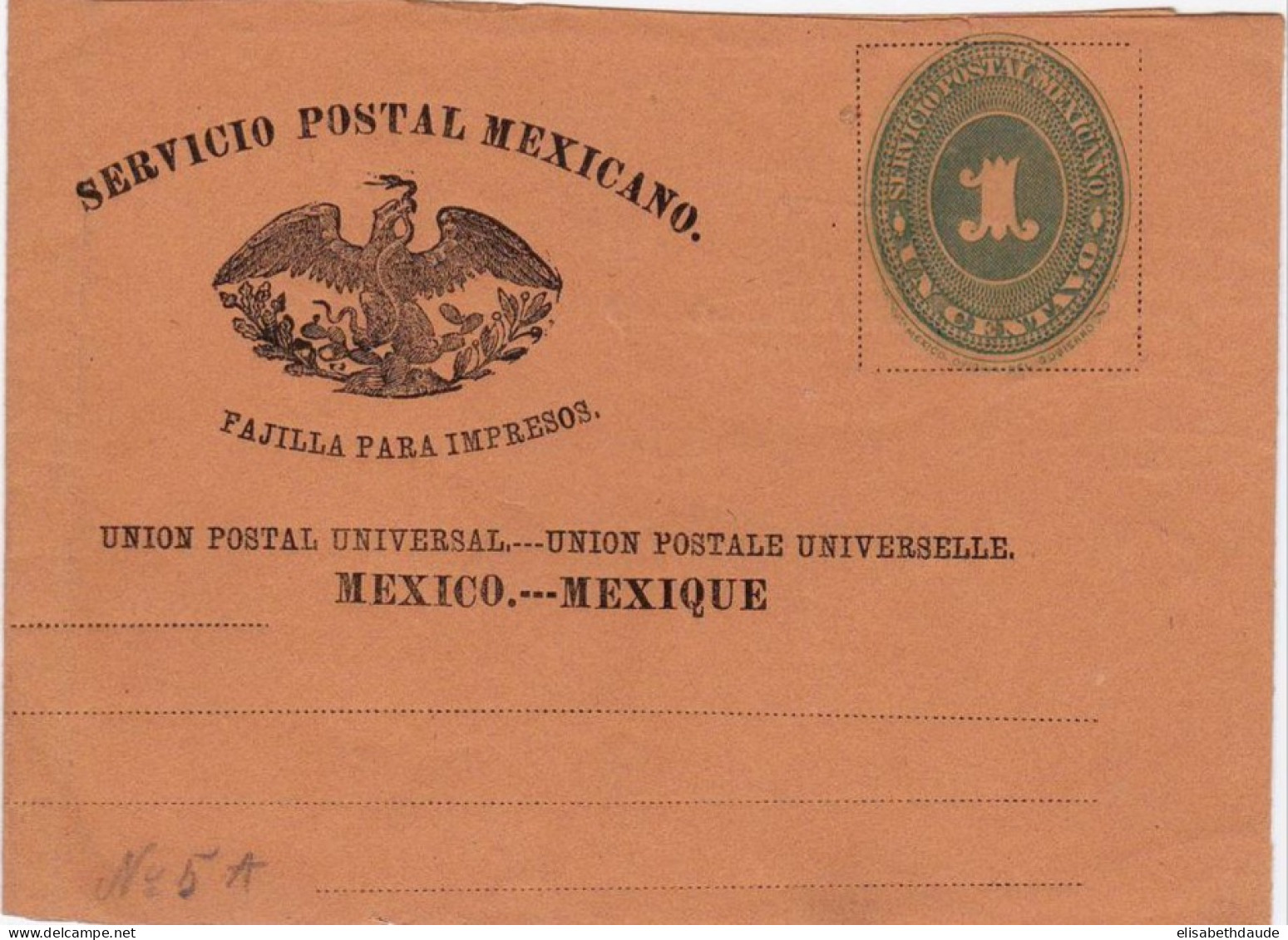 MEXIQUE - BANDE JOURNAL ENTIER POSTAL NEUVE - Mexique
