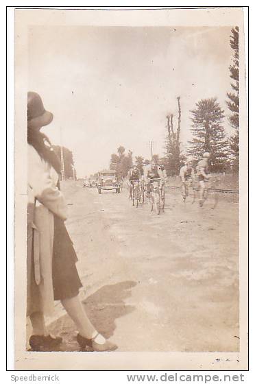 20948 - 4 Photo 5x8cm -1930 Route De Fougeres, Rennes Course Cycliste - Cyclisme