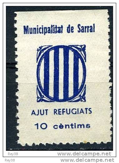 GUERRA CIVIL, ZONA REPUBLICANA** SARRAL (TARRAGONA) - Republikanische Ausgaben