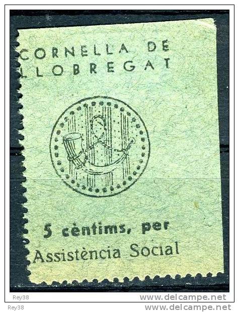 GUERRA CIVIL, ZONA REPUBLICANA CORNELLA DE LLOBREGAT (BARCELONA) - Emisiones Repúblicanas