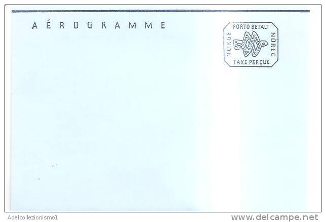 66235)aerogramma Aereo Norveggese - Nuova - Unused Stamps