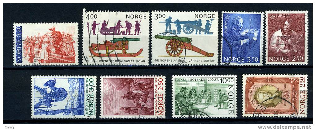 1985. NORVEGIA - NORGE - NORWAY - Mi. 7920-921/22-926/27-928/29-934/35 - USED - CAN CHOOSE. READ NOTE - Used Stamps