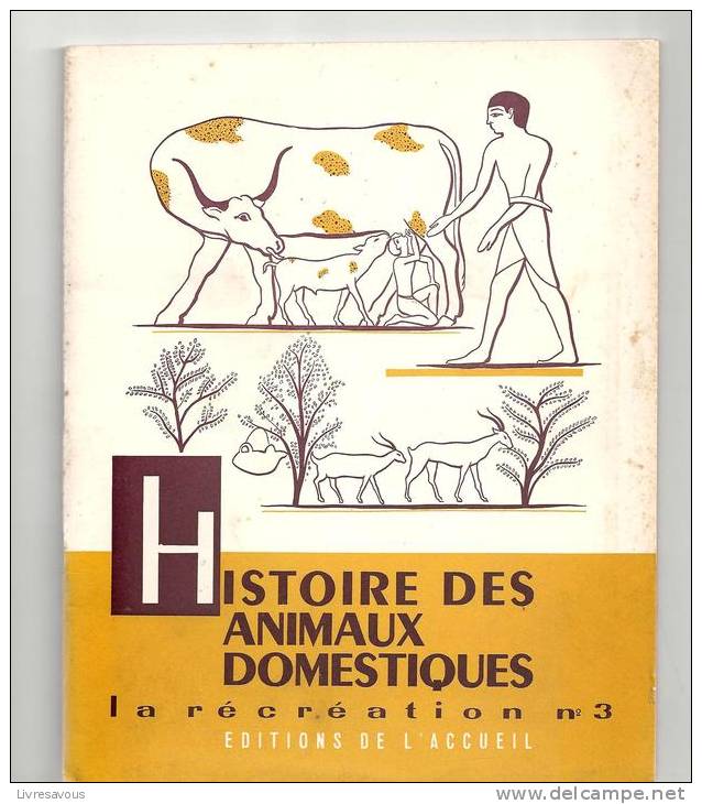 La Récréation N°3 Histoire Des Animaux Domestiques Par J. Merand Editions De L´accueil - 6-12 Years Old