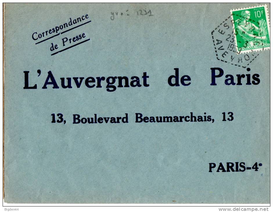 Moissonneuse N°1115A_(23.03.1959)_L'Auvergnat De Paris_ De Espeyrac - 1921-1960: Période Moderne