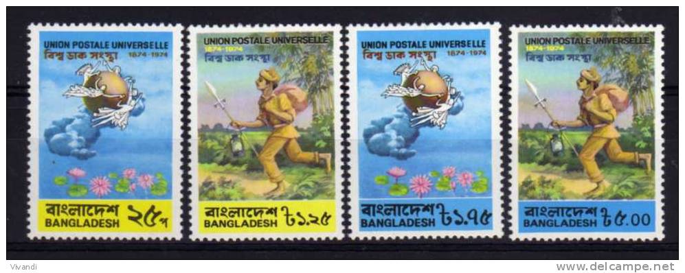 Bangladesh - 1974 - UPU Centenary - MH - Bangladesh