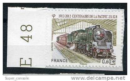 FRANCE   2012   AUTOADHESIF Yvert 711   LOCOMOTIVE PACIFIC - Autres & Non Classés