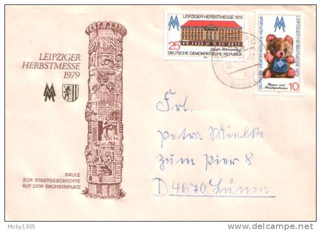 DDR / GDR - Umschlag Echt Gelaufen / Cover Used (o438)- - Covers & Documents