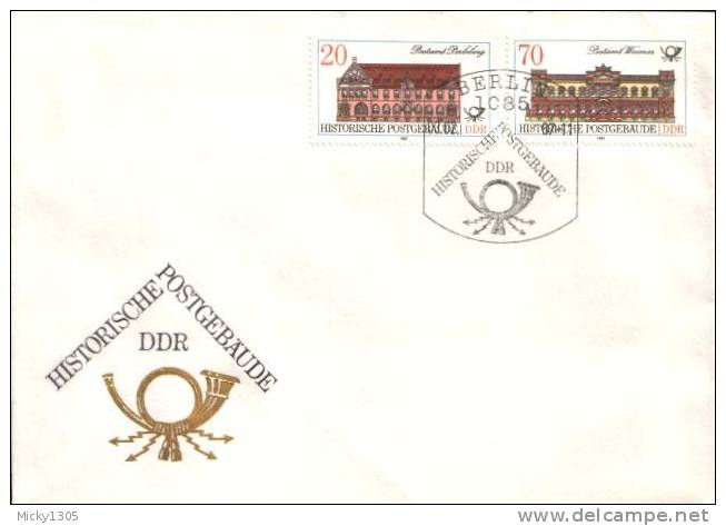 DDR / GDR - FDC (o441)- - 1981-1990