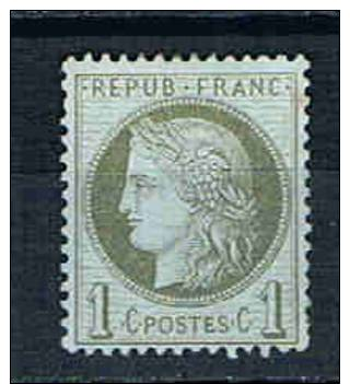 FRANCE    CERES  III Rep  (grand  Chiffre) N° 50* - 1871-1875 Cérès