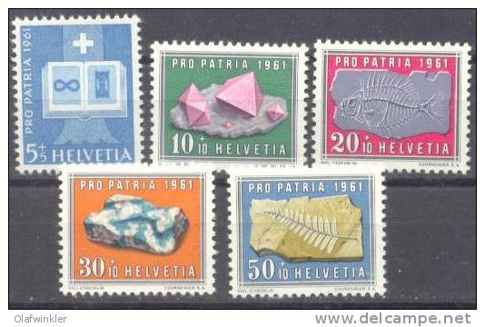 1961 Pro Patria Zum 103-7 / Mi 731-5 / Sc B303-7 / YT 677-81 Postfrisch/neuf/MNH - Ongebruikt