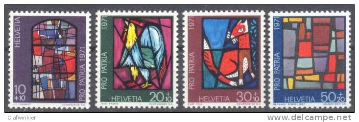 1971 Pro Patria Zum 150-3 / Mi 949-52 / Sc B398-401 / YT 878-81 Postfrisch/neuf/MNH - Ungebraucht