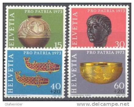 1973 Pro Patria Zum 158-61 / Mi 996-9 / Sc B414-7 / YT 901-4 Postfrisch/neuf/MNH - Ungebraucht