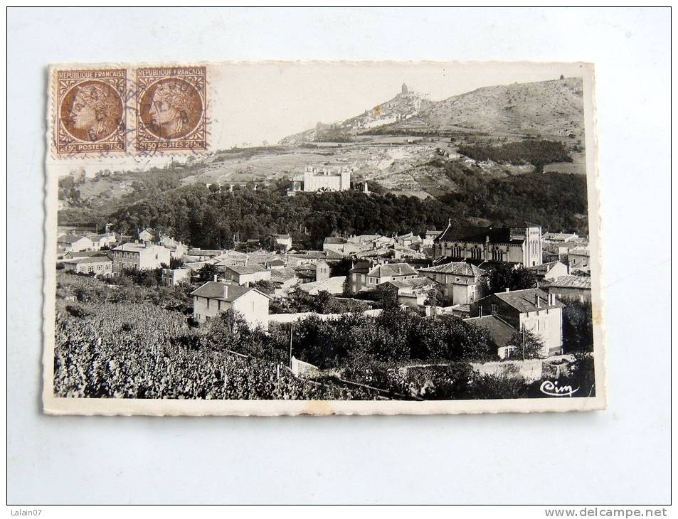 Carte Postale Ancienne : SAINT-PERAY : Vue Generale - Saint Péray