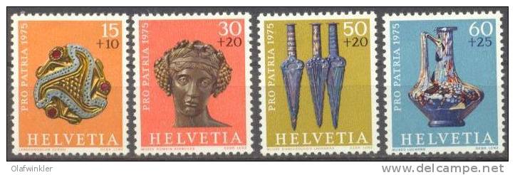 1975 Pro Patria Zum 166-9 / Mi 1053-6 / Sc B430-3 / YT 983-6 Postfrisch/neuf/MNH - Ongebruikt