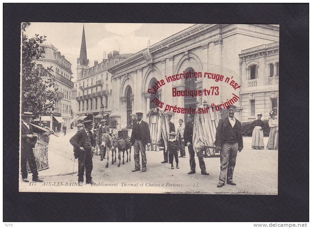 # I 2311 - AIX Les BAINS -  Établissement Thermal Et Chaises à Porteurs - (73 - Savoie) - Aix Les Bains