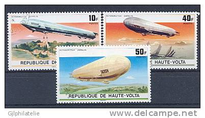 HAUTE VOLTA 385/87 & PA205/07 Oblitéré Zeppelin - Zeppelins