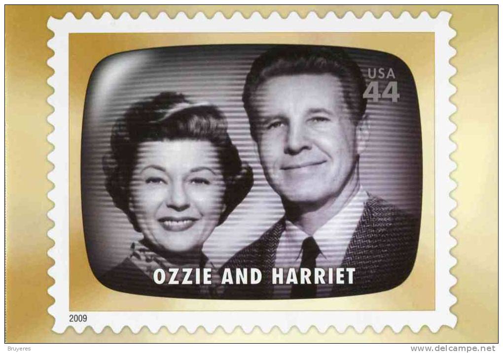 Entier Postal De 2009 Sur Carte Postale Avec  Timbre Et Illust. "Ozzie And Harriet" - 2001-10