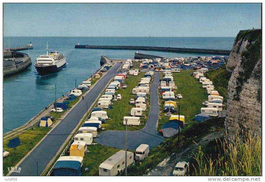 * * DIEPPE * * Le Camping Et L'Entrée Du " Villandry "  ( Carte Vierge ) - Dieppe