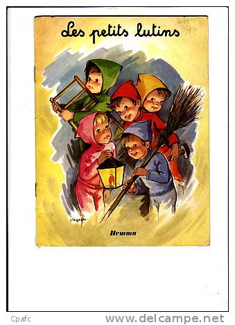 Livre D'enfant "les Petits Lutins" Illustré Par Lagarde ,12 Pages Avec Dessins De J . Lagarde - Autres & Non Classés