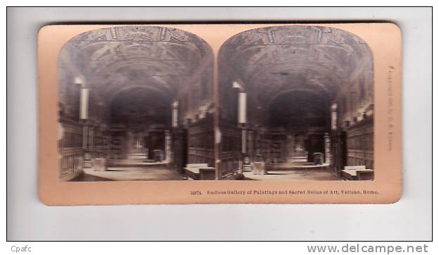 Photos Stéréoscopique Vatican ,Rome ,endless Gallery Of Paintings.. (photo Kilburn Littleton) - Stereoscopes - Side-by-side Viewers