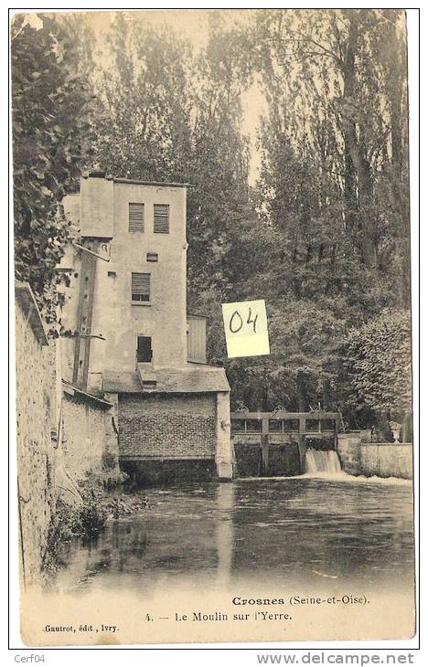 CROSMES  91 Le Moulin  Sur L'Yerre (1927)  Voir Détail - Crosnes (Crosne)