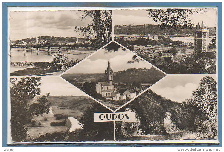 44 - OUDON --  5 Vues - 1959 - Oudon