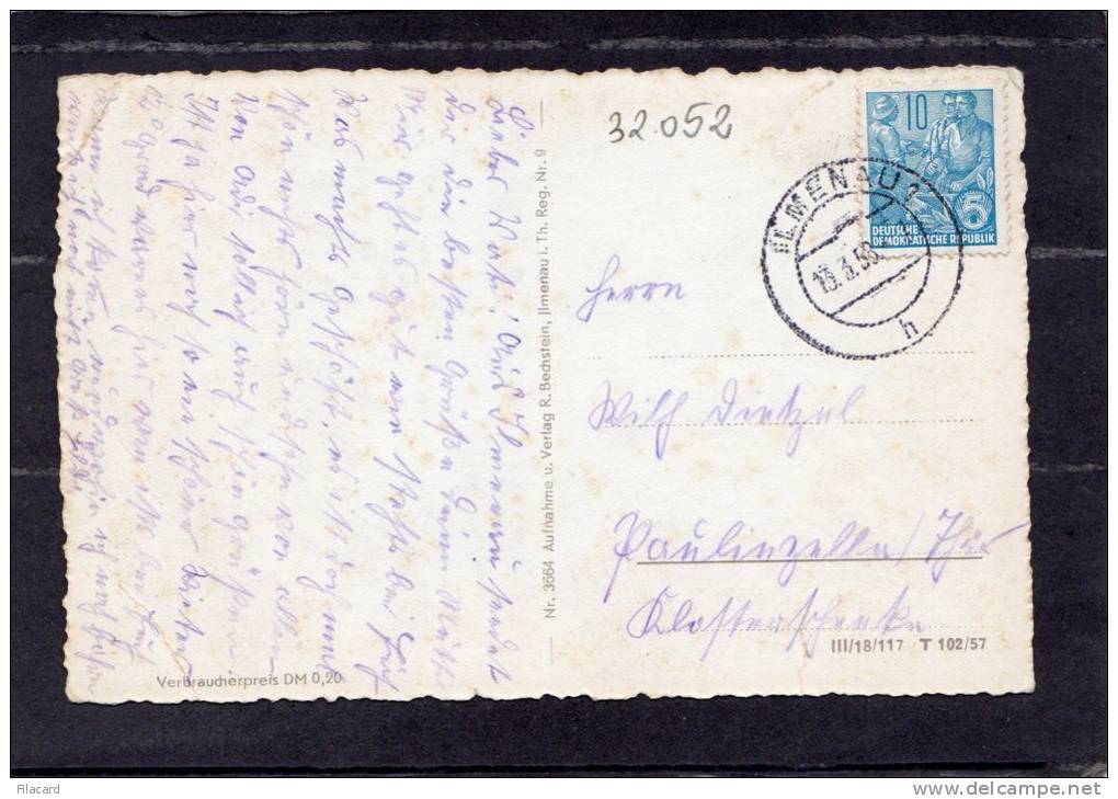 32052     Germania,  Bergstadt  Ilmenau Th.W.,  VG  1958 - Ilmenau