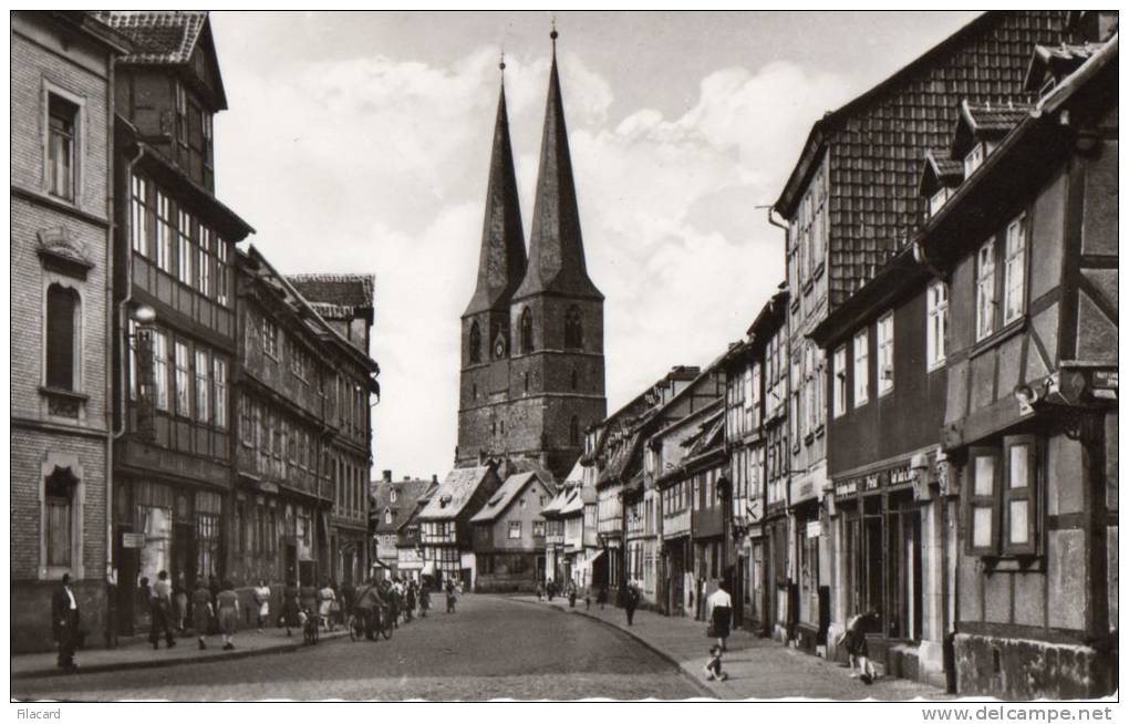 32059     Germania,    Quedlinburg  Die  1000-Jahrige  Stadt, Polkenstrasse  Mit  Blick  Auf  St.  Nikolai,  NV - Quedlinburg