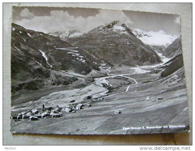 CH- GR   Hinterrhein  - San Bernardino  1950's  RPPC  D80935 - Hinterrhein