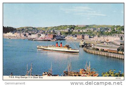 SHIPPING -  FERRY-  T.S.S. KING GEORGE  V IN OBAN BAY - Other & Unclassified
