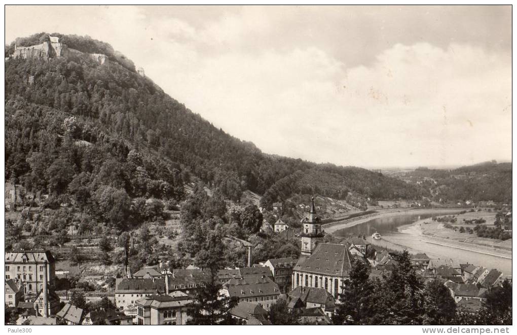 Königstein - Mit Fels Königstein  L8 - Koenigstein (Saechs. Schw.)