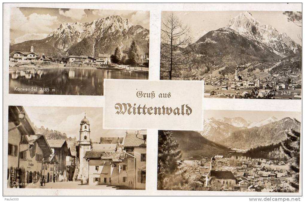 Mittenwald - Mehrbildkarte  L8 - Mittenwald