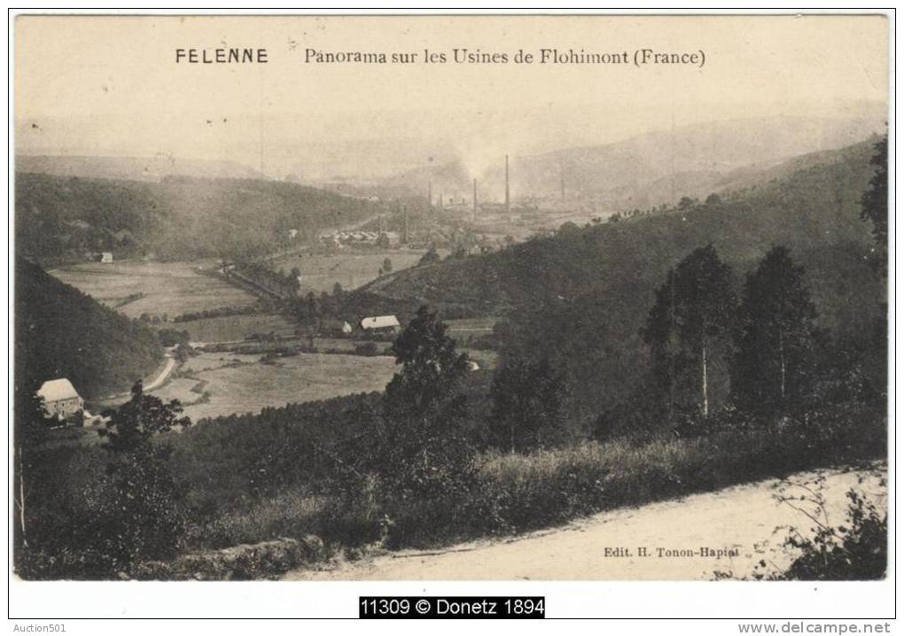 11309g FELENE - Panorama Sur Les USINES De FLOHIMONT (France) - 1914 - Beauraing