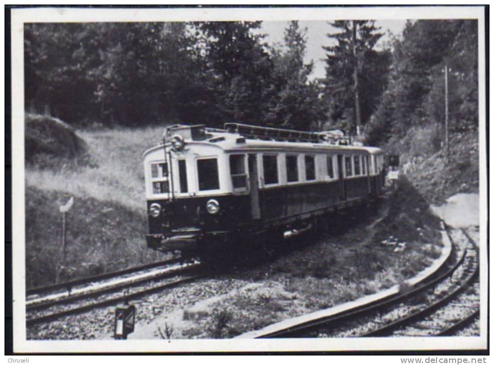 Eisenbahn-Tram-Zug  Marécottes - Zoug