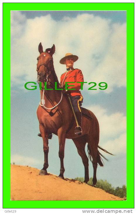 GENDARMERIE ROYALE DU CANADA - GENDARME SUR SON CHEVAL - A.P. - - Police - Gendarmerie