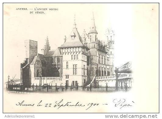 65963)cartolina Illustratoria Belga - Anvers - Monumento - Altri & Non Classificati