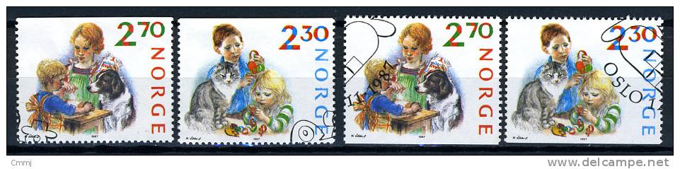 1987. NORVEGIA - NORGE - NORWAY - Mi. 984/85 Do/Du - USED - CAN CHOOSE. READ NOTE - Oblitérés