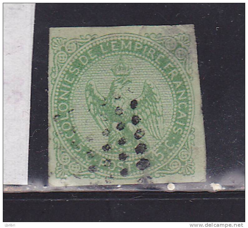 COLONIES GÉNÉRALES N° 2 5C VERT TYPE AIGLE IMPÉRIAL OBL - Águila Imperial