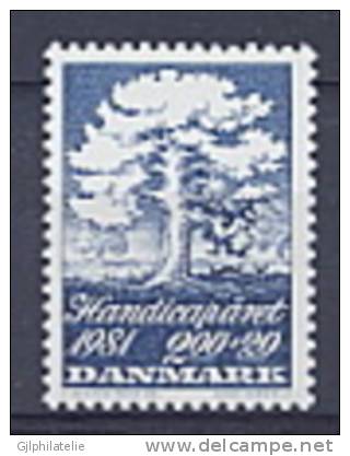 DANEMARK 0741 Handicapés - Unused Stamps