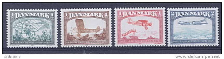 DANEMARK 0742/45 Vols Aériens - Avions - Unused Stamps