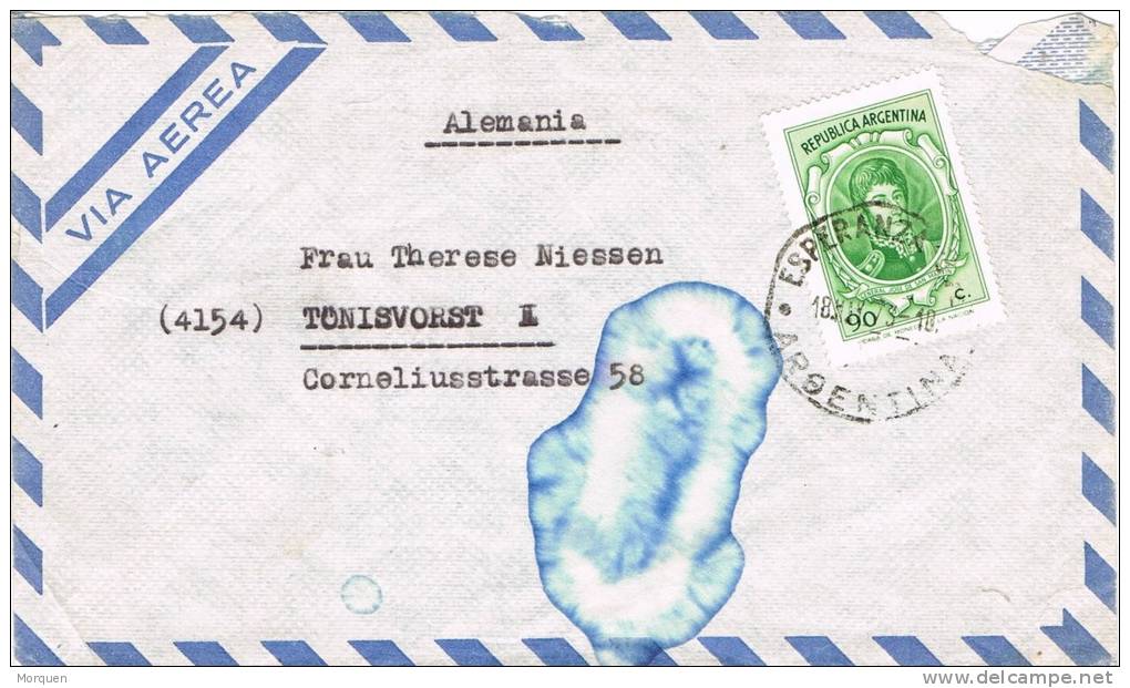 5935. Carta Aerea ESPERANZA (Argentina) 1973 - Briefe U. Dokumente
