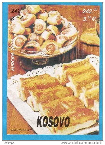 2005X   KOSOVO EUROPA 2005 CEPT GASTRONOMIA MNH - Kosovo