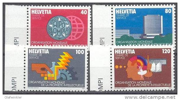 1982 OMPI Symbolische Darstellungen Zum DXII 1-4 / Mi 1-4 / Sc 11O1-4 / YT 457-60 Postfrisch/neuf/MNH - Service