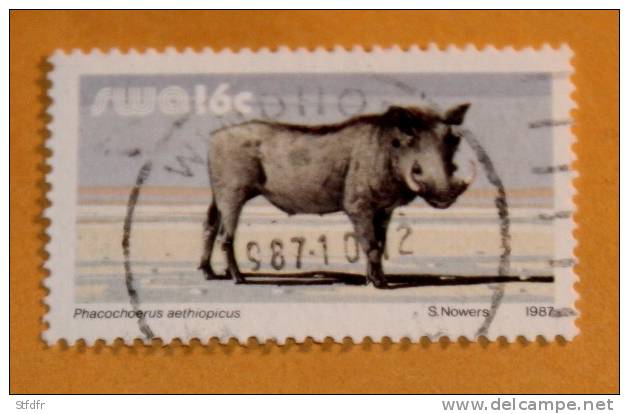 SWA SOUTH WEST AFRICA 1987 Mi 604x Oblitéré Used Wart Hog 1 - South West Africa (1923-1990)