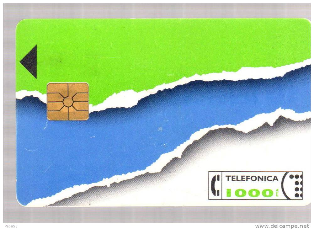 Carte Prépayée, Usagée: TELEFONICA 1000 PTA - MADRID CAPITALE EUROPENNE DE LA CULTURE 1992 - Telefonica